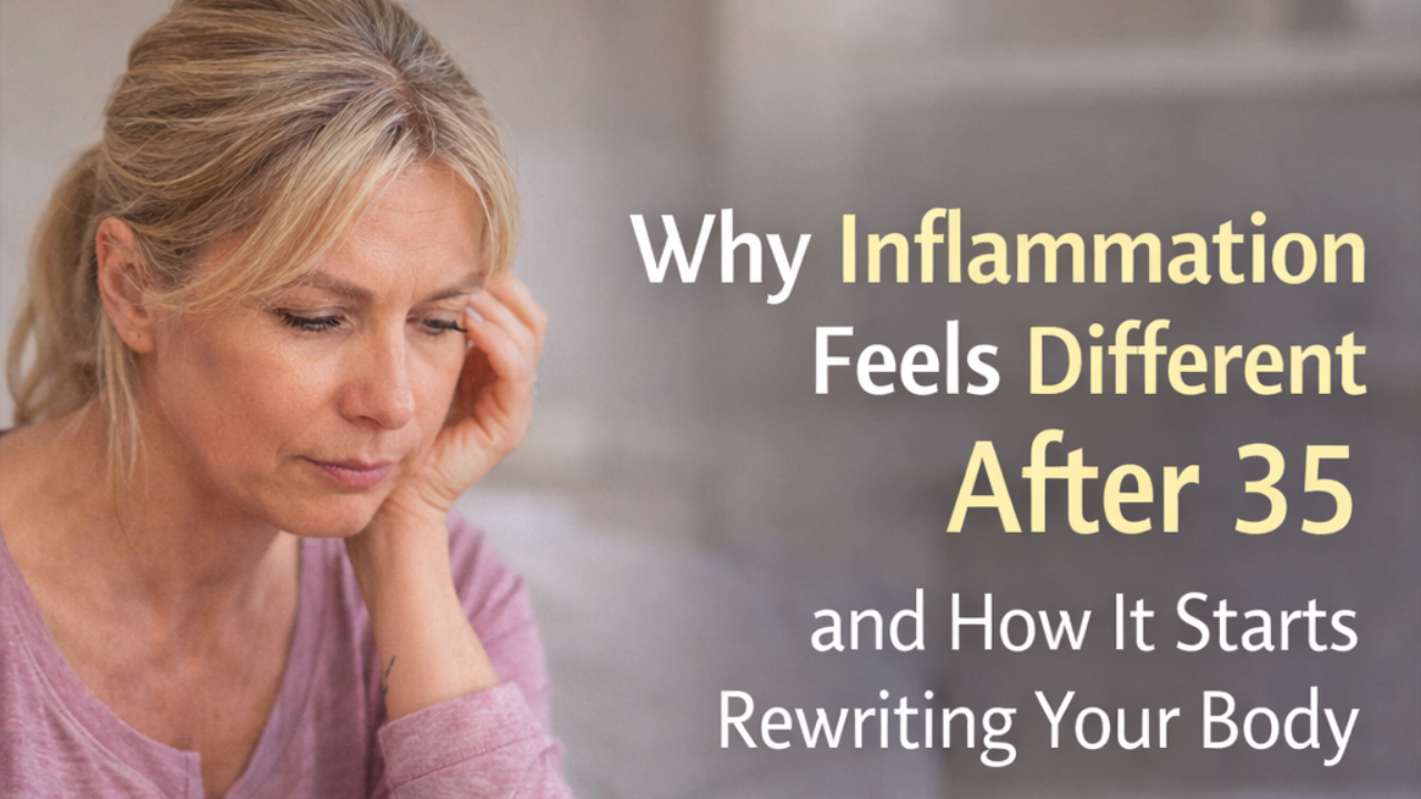 Why Inflammation Feels Different After 35 and How It Starts Rewriting Your Body