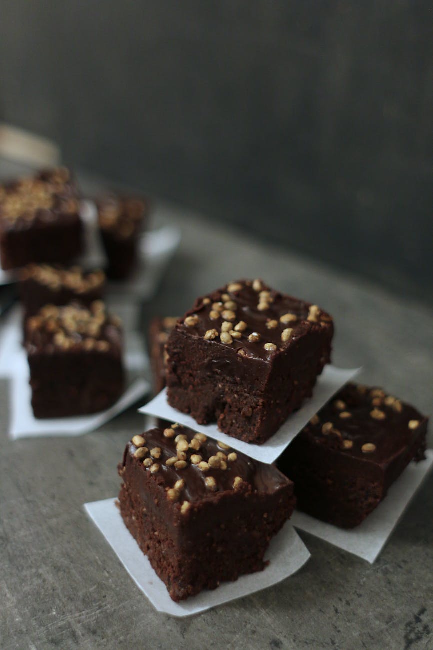 No Bake Walnut, Date and Cacao Fudge&nbsp;Squares